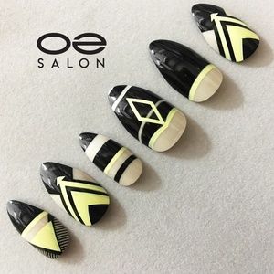 O2 Salon 5424 Full Cover False Nails(48 pcs/2 set)